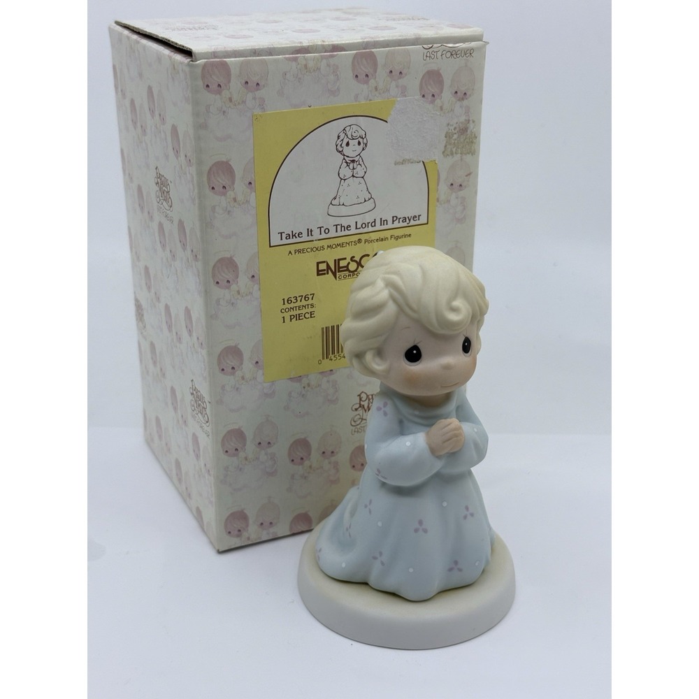 Precious Moments 163767 Take It To The Lord In Prayer Figurine Box